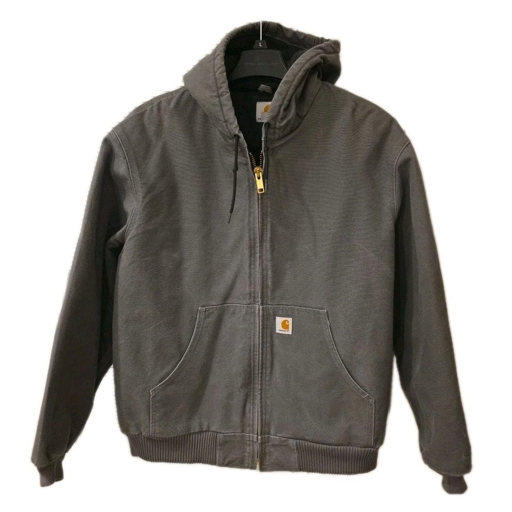 Carhartt J140 "RN# 14806" Gray‎ Full Zip Hoodie Jacket XL EXCELLENT